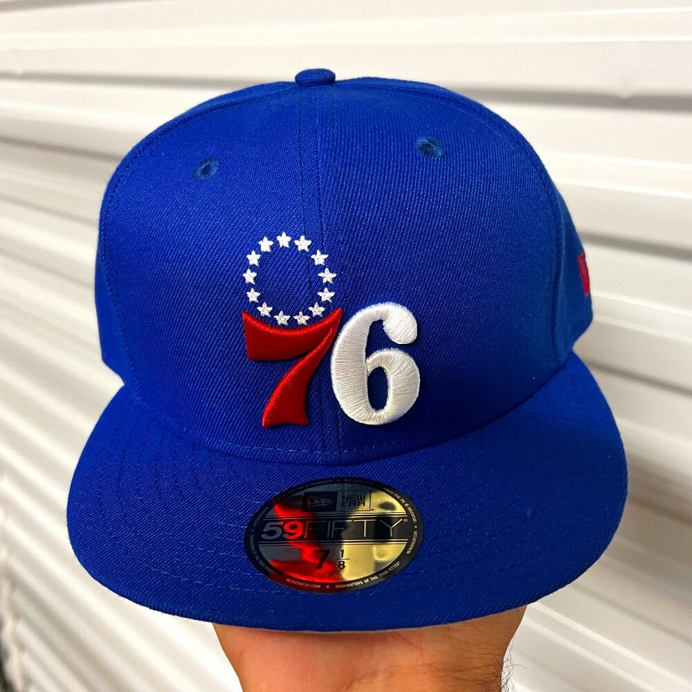 Philadelphia 76'ers NBA Fitted Hat Blue - New